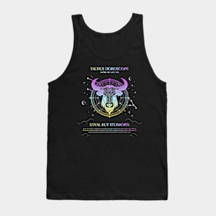 Taurus Zodiac Horoscope Tank Top